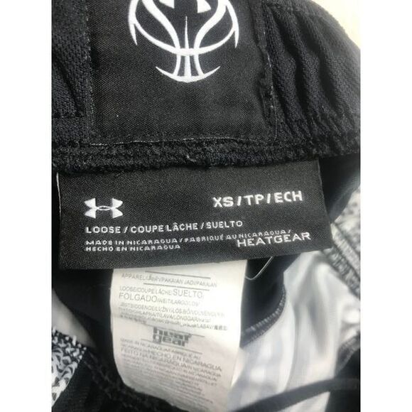 Under armor black basketball shorts size XS loose fit 0012 - Picture 2 of 3